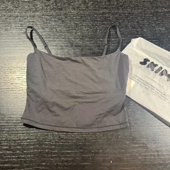 SKIMS Tops - SKIMS Black Crop Top